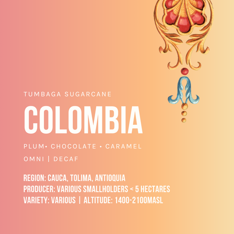 Colombia Tumbaga Sugarcane Decaf Omni