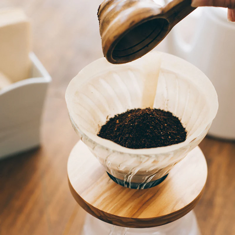 V60 Olive Wood Glass Dripper