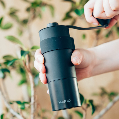 Hario უჟანგავი ფოლადის ხელის მინი შავი საფქვავი  Pro