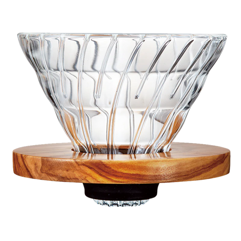 V60 Olive Wood Glass Dripper