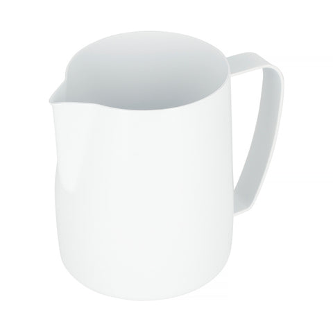 თეთრი პიტჩერი 600მლ| Barista Space - 600 ml Teflon White Milk Jug