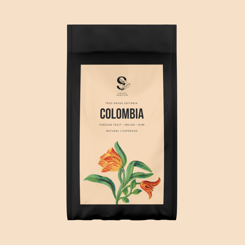 Colombia Tolima Tres Rayas Gaitania Natural Espresso