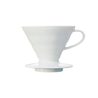 Hario V60 Ceramic Coffee Dripper Size 01 White